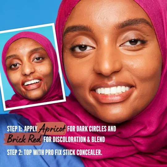 NYX Pro Fix Stick Color Correcting Concealer for Dark Circles - Apricot